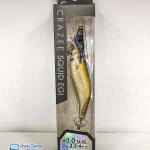 Crazee Squid Egi 3.0 Color 009 Real Aji Background Gold