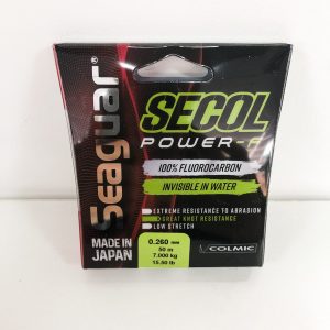 Seaguar Secol Power-F Fluorocarbon Colmic 0.260mm 50m 7.000kg 15.50lb