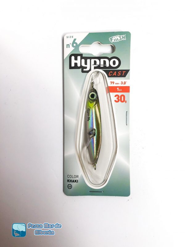 Leurre De Pêche Fiiish Hypno Cast No.4 - 6.4 Cm, 20g, Couleur Kaki UV | Pour La Pêche Sportive En Mer Ou Rivière