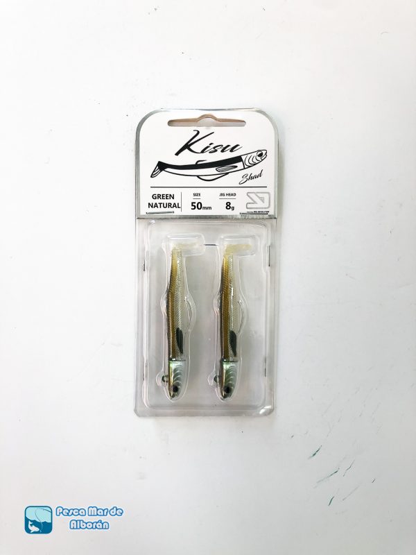 Kisu Shad 50mm 8gr YKR Color Green Natural