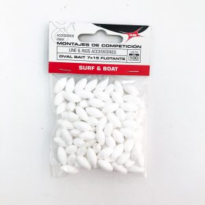 Kali Kunnan Perlas Flotantes 100 Unds Blanco Laca