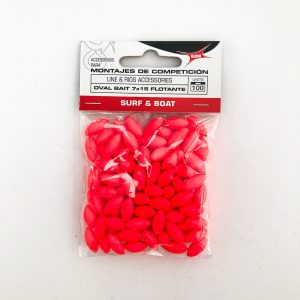 Kali Kunnan Perlas Flotantes 100 Unds Rojo Fluor