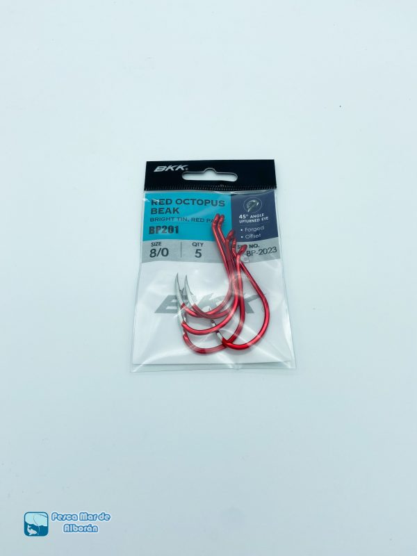 BKK Red Octopus Beak Anzuelos Nº 8/0