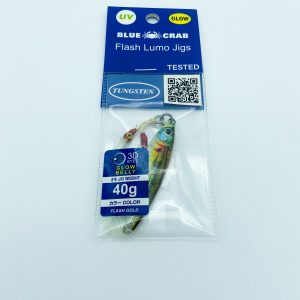 Blue Crab Jig Tungsteno 40gr Color Flash Gold