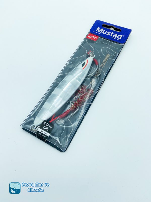 Mustad Mirotic Slow Jig 130gr Color 002 Silver Glow