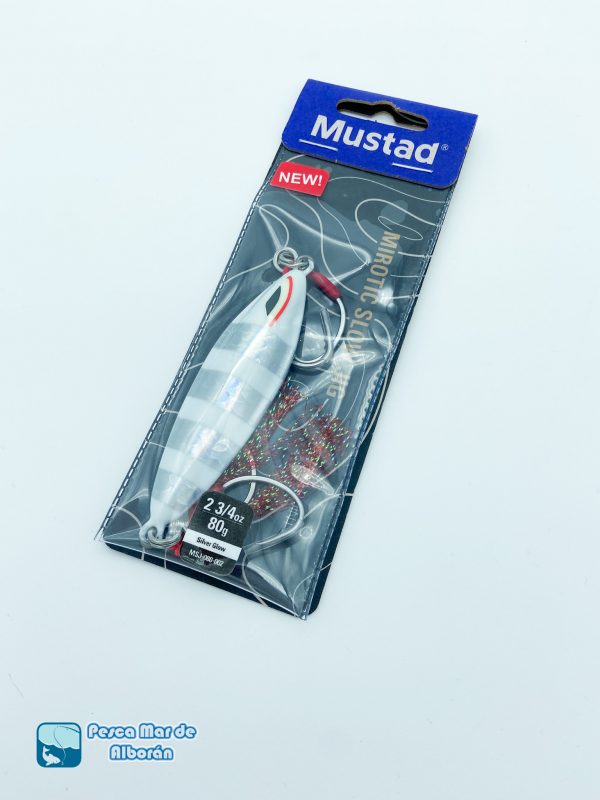 Mustad Mirotic Slow Jig 80gr Color 002 Silver Glow