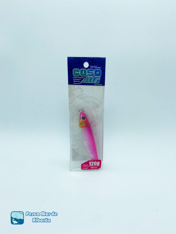 Coso Jig 120gr Color Rosa