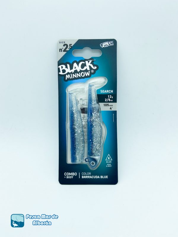 Fiiish Combo Black Minnow Nº 2.5 Talla 105 12gr Color Barracuda Blue