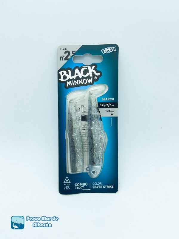 Fiiish Black Minnow Nº 2.5 Talla 105 Color Silver Strike