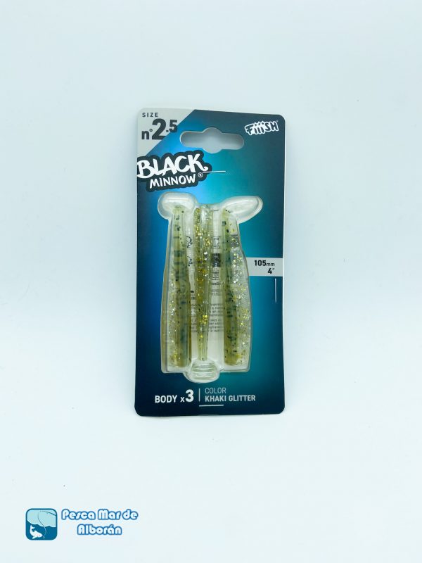 Fiiish Black Minnow Nº 2.5 Talla 105 Color Khaki Glitter