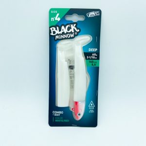 Fiiish Combo Black Minnow Nº4 Talla 140 60gr Color White Red Head
