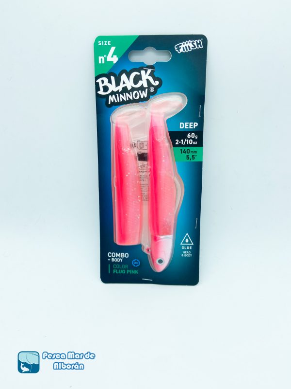 Fiiish Comobo Black Minnow Nº4 Talla 140 60gr Color Fluo Pink