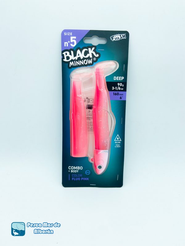 Fiiish Combo Black Minnow Nº 5 Talla 160 90gr Color Fluo Pink