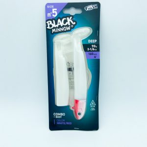 Fiiish Combo Black Minnow Nº5 Talla 160 90gr Color White Red Head