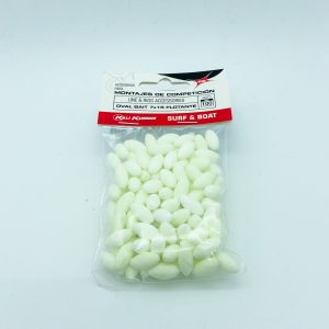 Kali Kunnan Perlas flotantes 100 unidades color blanco fluor