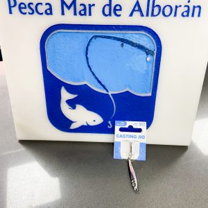 Casting Jig SRT 5gr Color Plata Lomo Negro