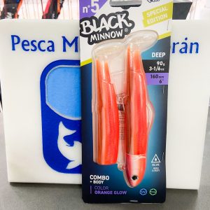 Black Minnow Combo Nº5 Talla 160 90gr Orange Glow