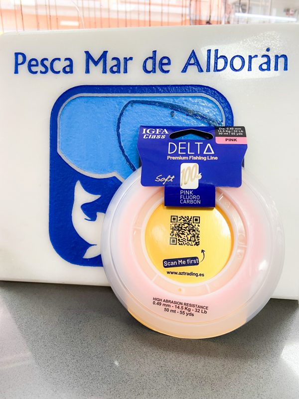 Delta Pink Fluorocarbono 100% 0,490mm 50mt