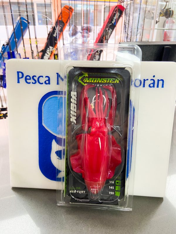 Monster Fishing Xibia con assist 110gr color Red Fury