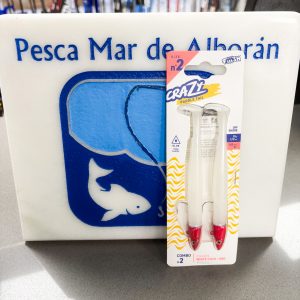 Fiiish Crazy Black Combo Nº2 Talla 120 15gr White Coco/Red