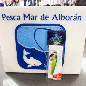 Coso Jig Mini 30gr Color Verde y Dorado