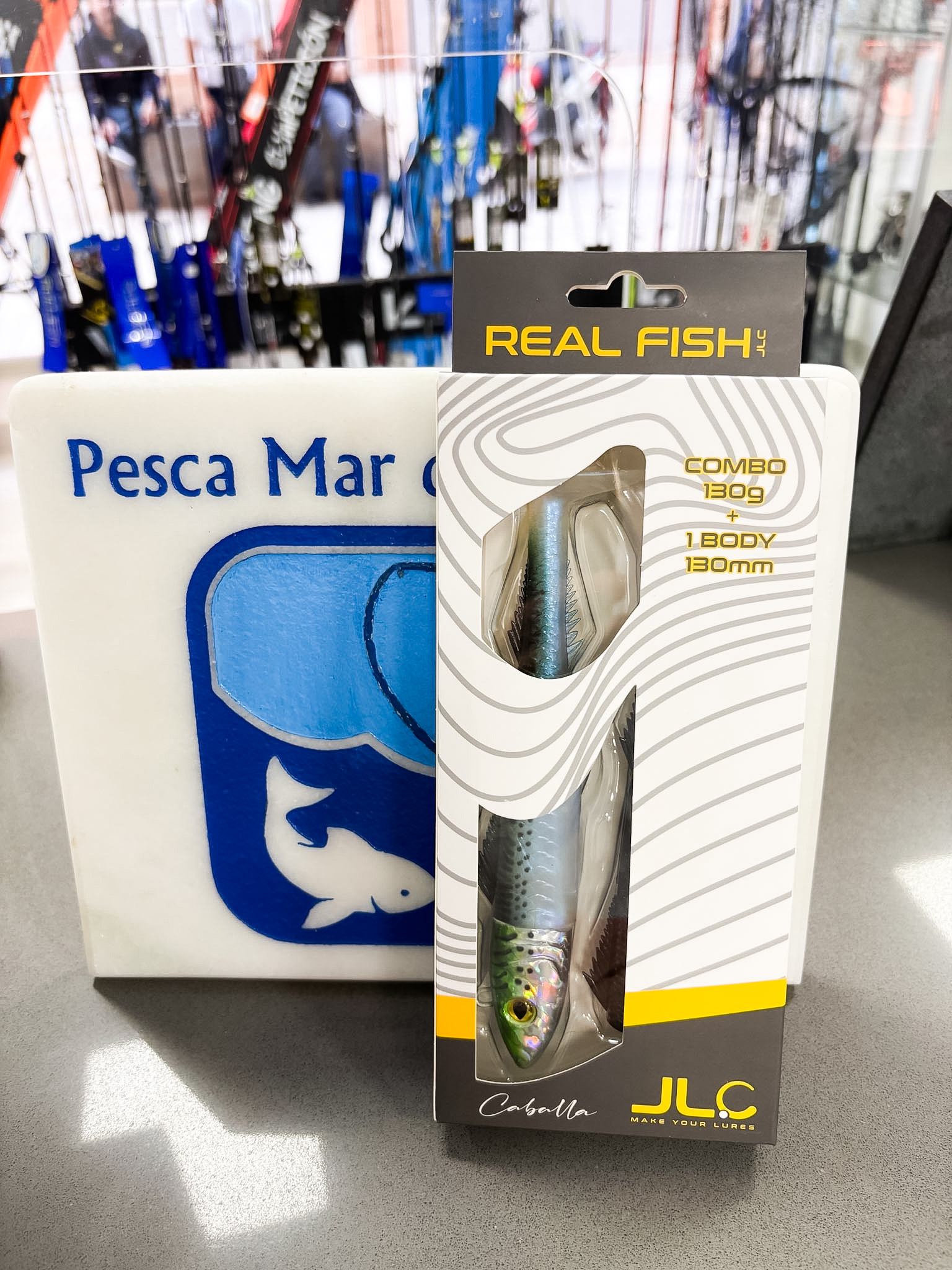 JLC Real Fish 130gr Combo + 1 cuerpo Color Caballa