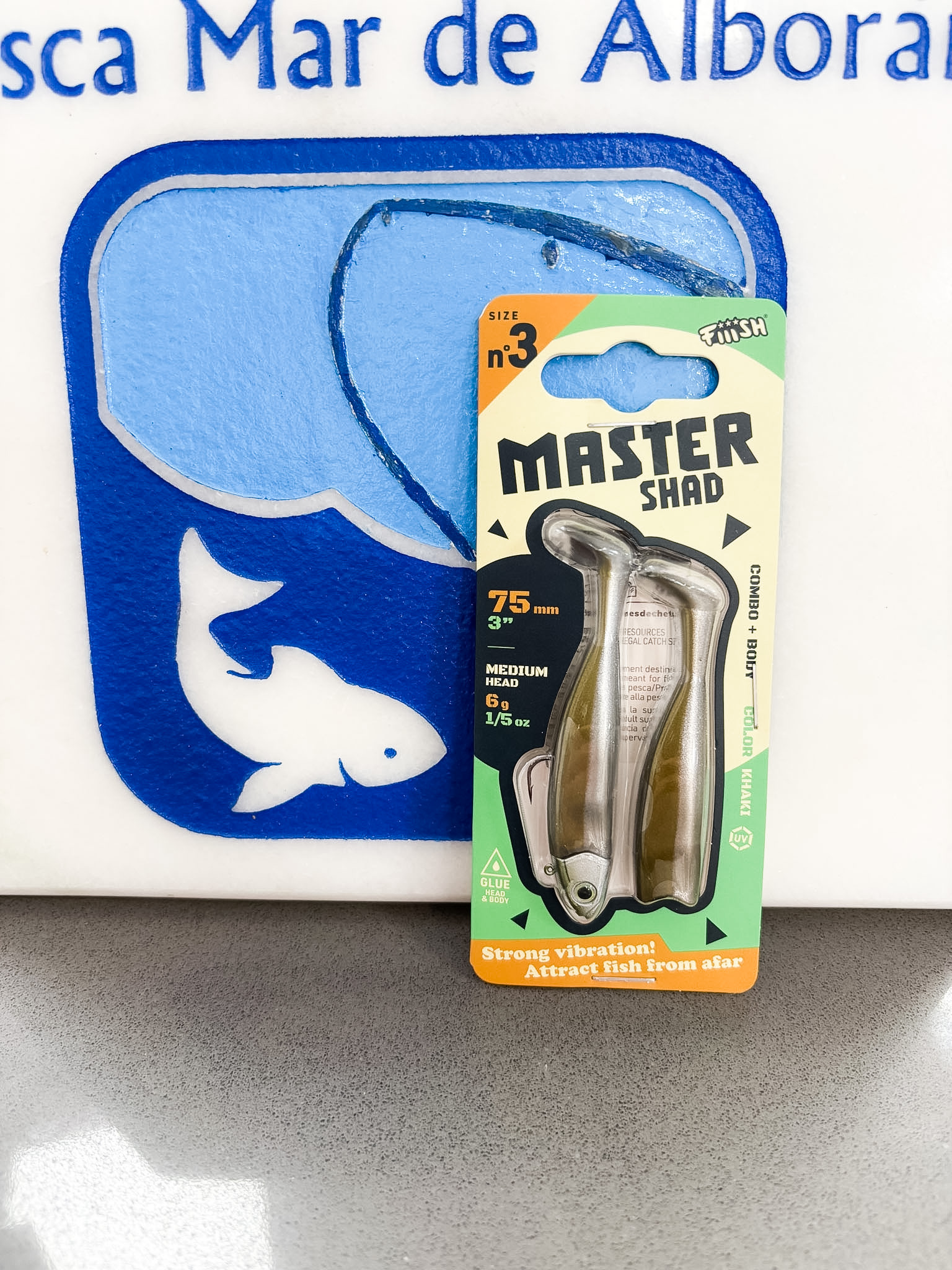 Fiiish Combo Master Shad 75 6gr Color Khaki